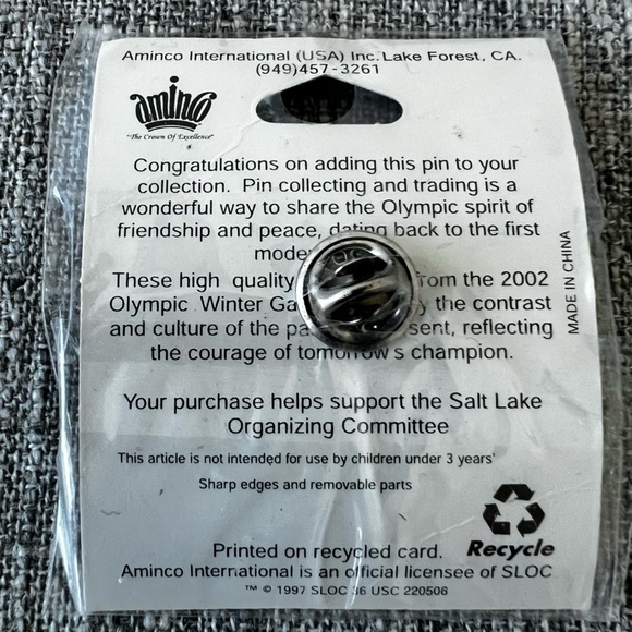 Salt Lake 2002 Olympic Collectible Pins - Tandem Bicycle & 3.2 Beer Mug - Picture 5 of 6